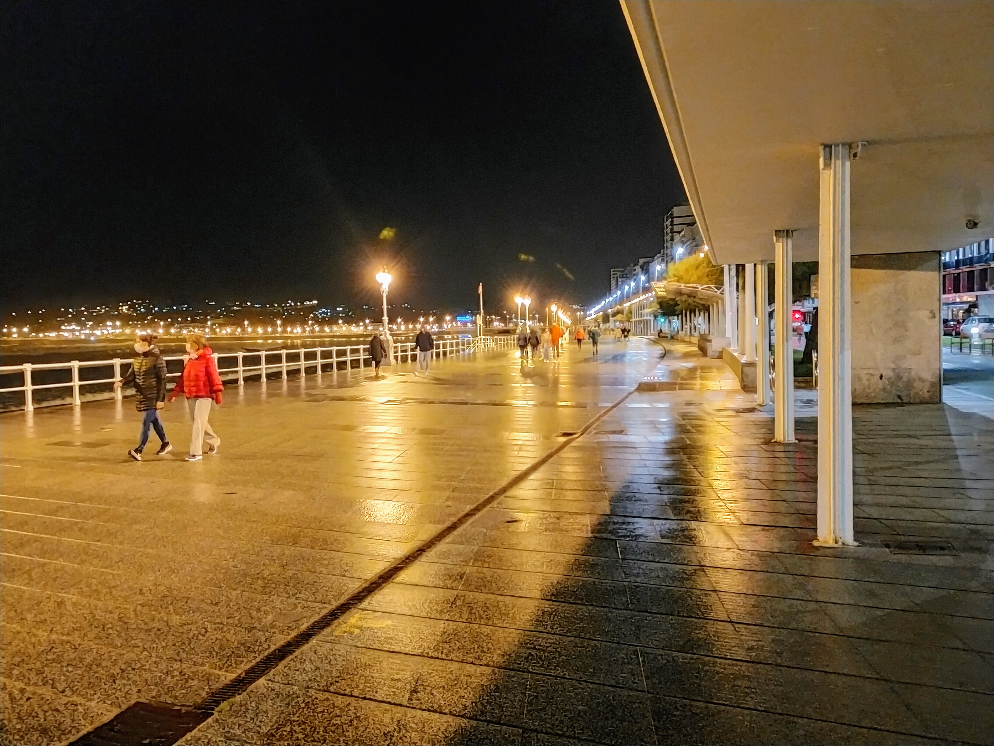 Vista panorámica de Playa de San Lorenzo